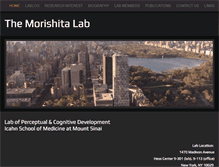 Tablet Screenshot of morishita-lab.com
